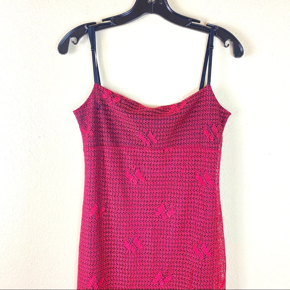 Red Lace Flapper Dress - Picture 3 of 3